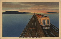 The Streamliner "City of San Francisco" Postcard