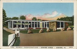 The Dewey COrporation - Restaurant and Sales Room, Quechee Gorge Postcard