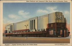 Sears Roebuck and Company's New Super Store at Houston, Texas Postcard Postcard Postcard