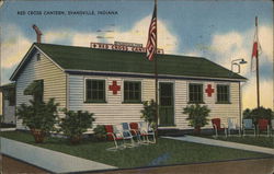 Red Cross Canteen Evansville, IN Postcard Postcard Postcard