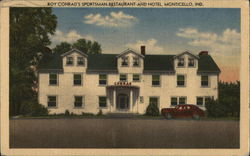 Roy Conrad's Sportsman Restaurant and Hotel Monticello, IN Postcard Postcard Postcard