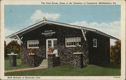 The Coal House, Home of the Chamber of Commerce Postcard