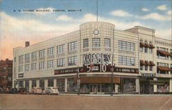 S. S. Kresge Building Pontiac, MI Postcard Postcard Postcard