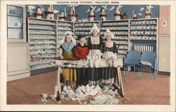 Wooden Shoe Factory Holland, MI Postcard Postcard Postcard