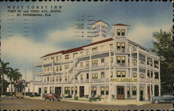 West Coast Inn St. Petersburg, FL Postcard Postcard Postcard