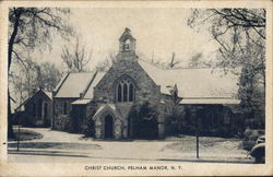 Street View of Christ Church Pelham Manor, NY Postcard Postcard Postcard