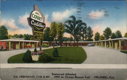 Court Cadillac Postcard