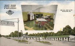 Shady Brook Motor Court & Restaurant Postcard