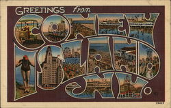 Greetings from Coney Island Postcard