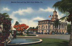 Merrick Park and City Hall Coral Gables, FL Postcard Postcard Postcard