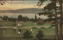 Glen Springs Golf Course Postcard