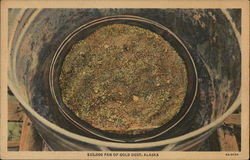 $35,000 Pan of Gold Dust Postcard