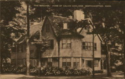 The Beeches - Home of Calvin Coolidge Northampton, MA Postcard Postcard Postcard