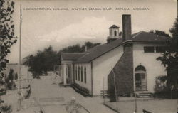 Walther League Camp - Administration Building Postcard