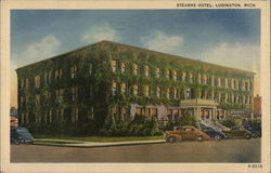 Stearns Hotel Ludington, MI Postcard Postcard Postcard