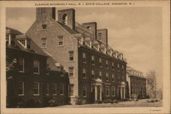 Rhode Island State College - Eleanor Roosevelt Hall Postcard