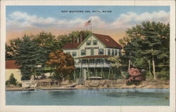 New Meadows Inn Bath, ME Postcard Postcard Postcard