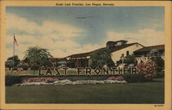 Hotel Last Frontier, The Old West in Modern Splendor Postcard