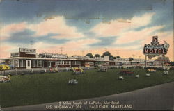 Mayflower Motel & Restaurant Postcard