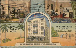 Royal Palm Hotel St. Petersburg, FL Postcard Postcard Postcard