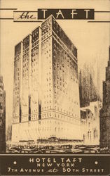 Hotel Taft Postcard