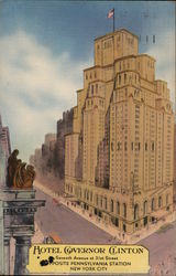 Hotel Governor Clinton New York, NY Postcard Postcard Postcard