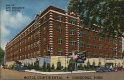 Hotel Continental Cambridge, MA Postcard Postcard Postcard