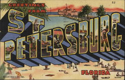 Greetings from St Petersburg, Florida Postcard