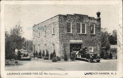 Laurence Harbor Fird Company, No 1 New Jersey Postcard Postcard Postcard