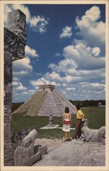 Mayan Pyramids Chichen Itza, Mexico Postcard Postcard Postcard