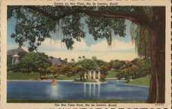 Boa Vista Park Rio de Janeiro, Brazil Postcard Postcard Postcard