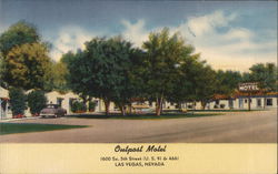 Outpost Motel Postcard