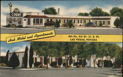 Hub Motel and Apartments Postcard