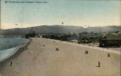 Promenade and Cottages Postcard