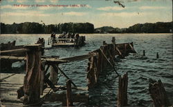 The Ferry at Bemus Chautauqua Lake, NY Postcard Postcard Postcard