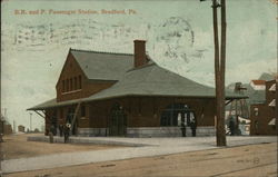 BR and P Passenger Station Postcard