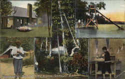 Michigan State Y.M.C.A. Camp Postcard