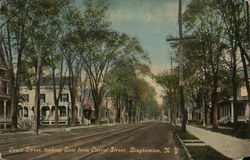 Court Street, Looking East from Carrol Street Postcard