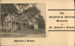 Warden's House - Elizabeth E. Andrews Memorial at St. Andrew's School Middletown, DE Postcard Postcard Postcard