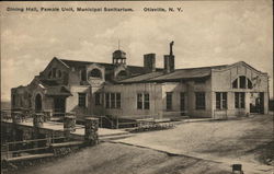 Dining Hall, Female Unit, Municipal Sanitarium Otisville, NY Postcard Postcard Postcard