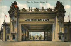 White City Entrance Chicago, IL Postcard Postcard Postcard