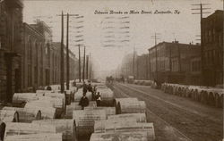 Tobacco Breaks on Main Street Louisville, KY Postcard Postcard Postcard