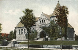 Public Library Postcard