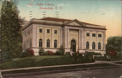 Public Library Schenectady, NY Postcard Postcard Postcard