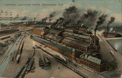 American Locomotive Works Postcard