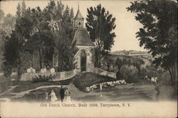 Old Dutch Church, Built 1699 Tarrytown, NY Postcard Postcard Postcard