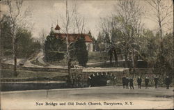 New Bridge and Old Dutch Church Postcard