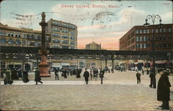 Dewey Square View Boston, MA Postcard Postcard Postcard