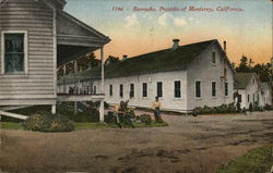 Barracks, Presidio of Monterey California Postcard Postcard Postcard