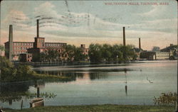 Whiltendon Mills Water View Taunton, MA Postcard Postcard Postcard